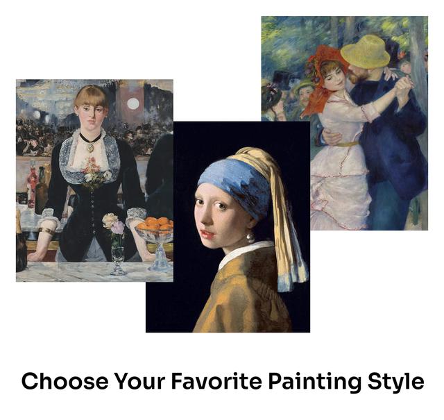 Choose painting style
