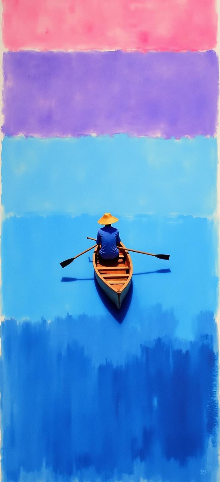 Phone wallpaper in the style of Dreamscape